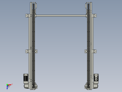 矿用半封闭式链条输送装置俯视缩略图