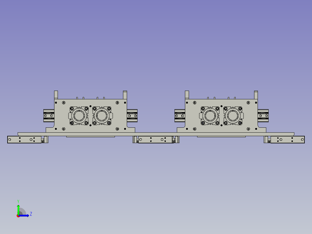 44-03-00极群放置模具左视图