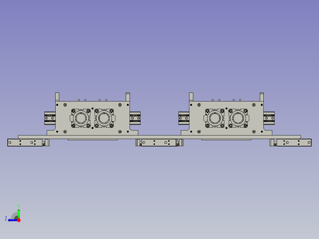 44-03-00极群放置模具右视图