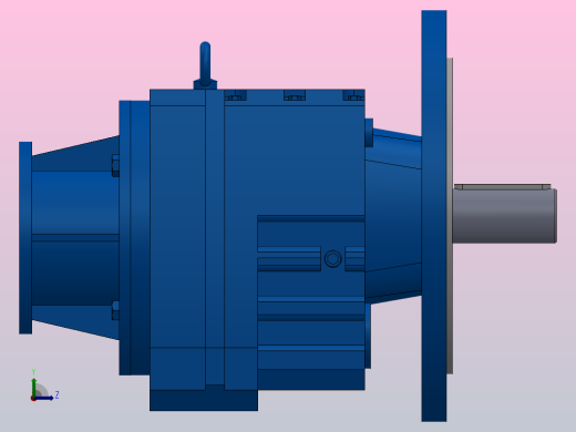 RF77ZP斜齿轮减速机RF77-10.88-M1-P63-Φ300左视缩略图
