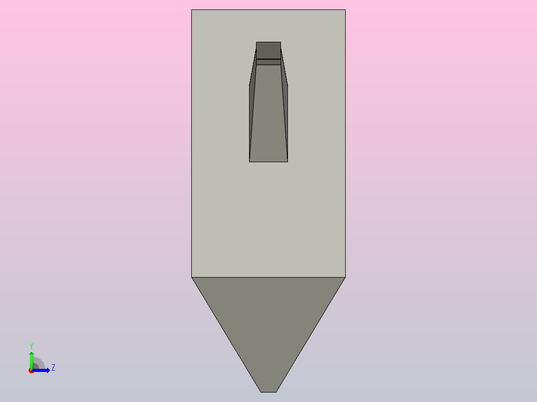 当进气喉的形状和方向发生变化时，对气流进行检查左视图