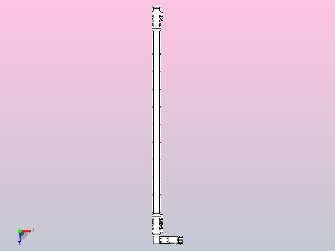 皮带直线轴双滑块型TPA-GCBS-50-P42-L500-DL-M10-N3俯视图