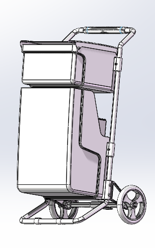工具箱手推车模型