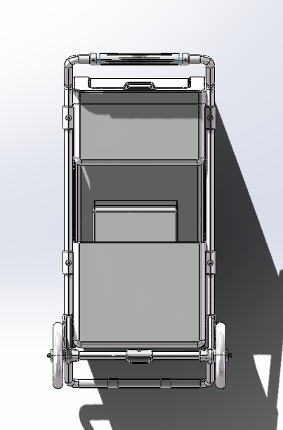 工具箱手推车模型