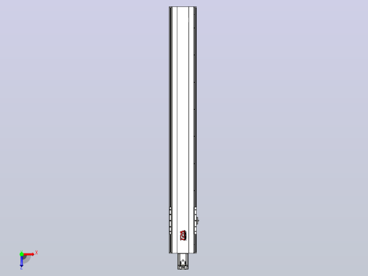日规模组半封闭丝杆TPA-HNR-202D-2510C-L1400-M-Y-P75-N3俯视缩略图