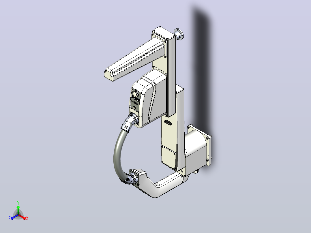 HSR-SR10-800四轴工业机器人主视图