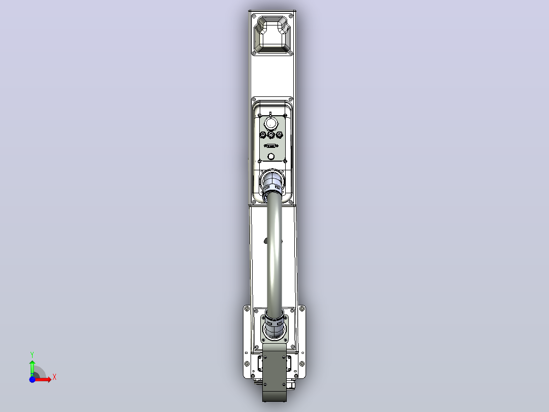 HSR-SR10-800四轴工业机器人前视图