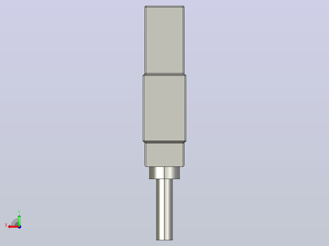 槽型传感器开关传感器ZJF45-SX670-P后视图