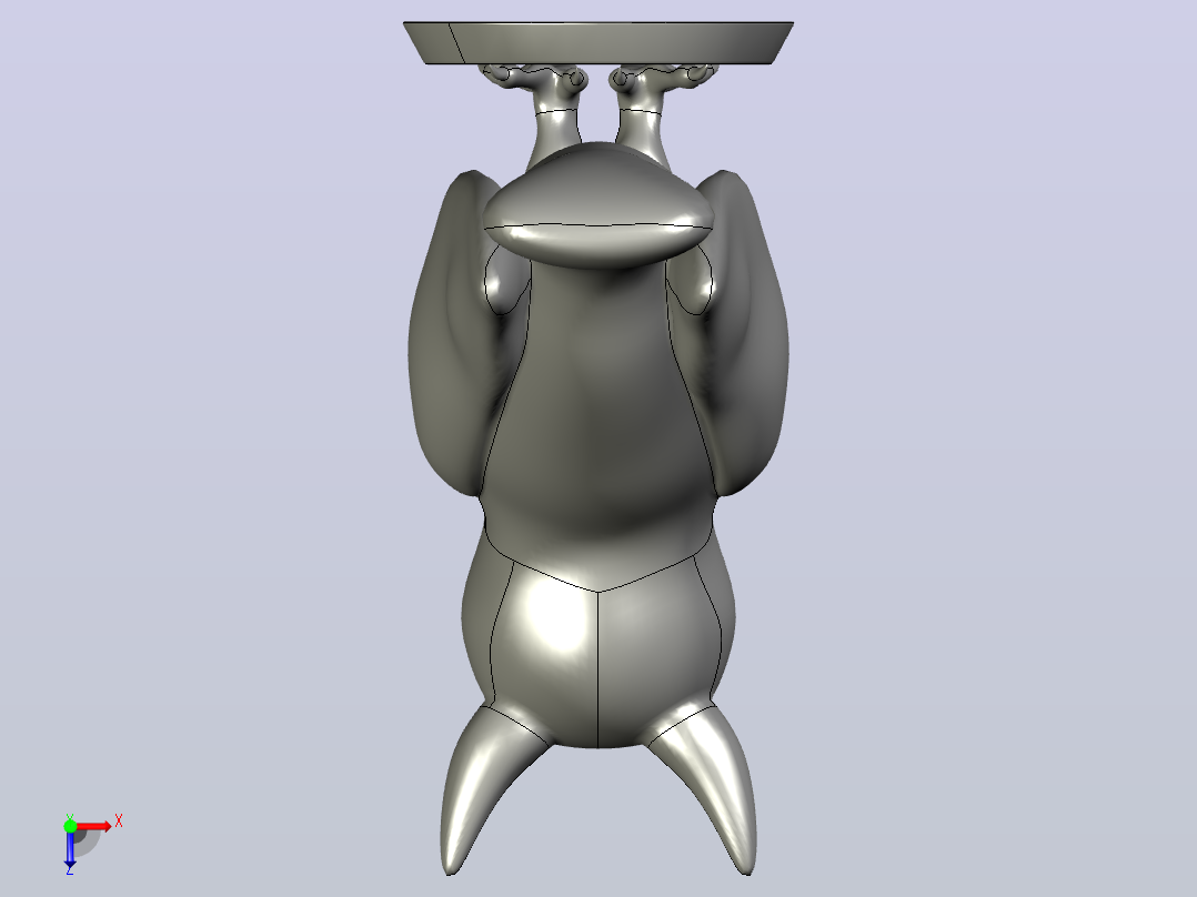 生物猫头鹰俯视图