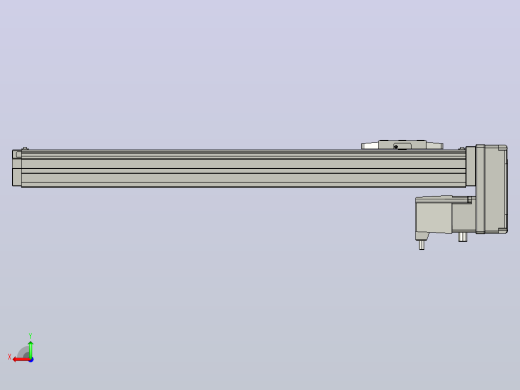 GTH4-L#-350-BM-M05-C3 GTH4内嵌式螺杆滑台 电机后折 TOYO模组后视缩略图