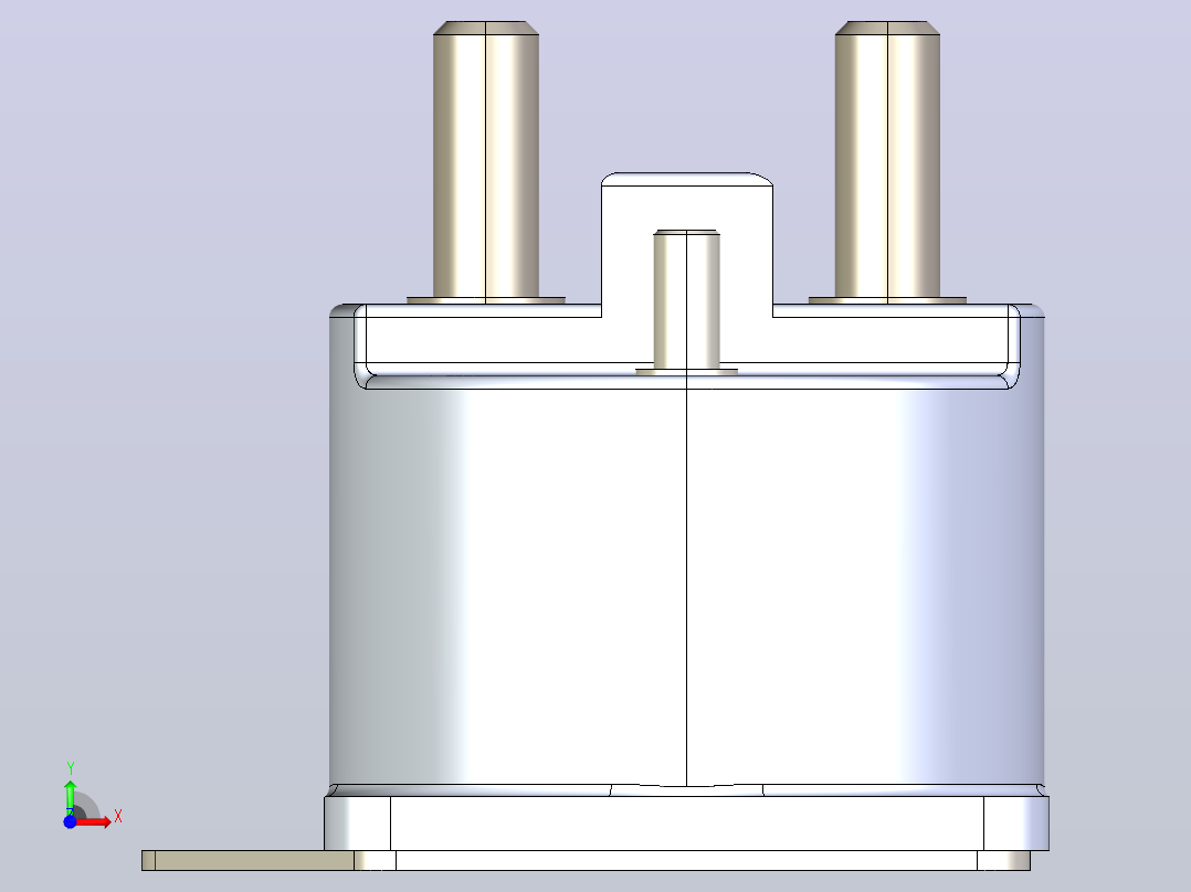 12v 汽车继电器前视图