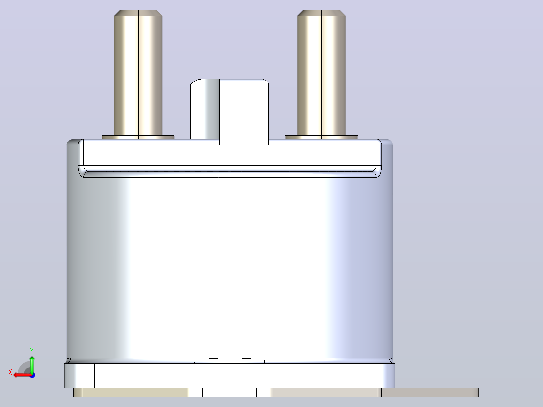 12v 汽车继电器后视图