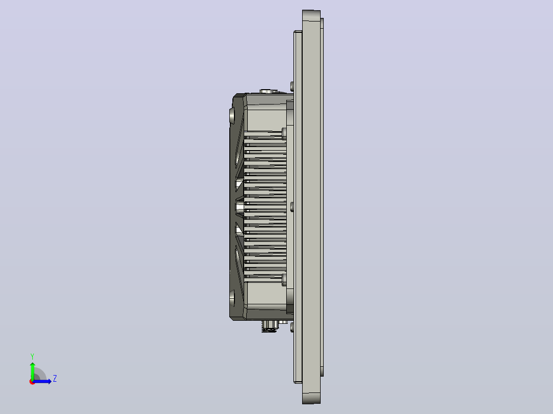 PH133CL-E5工业平板电脑 E5系列左视图