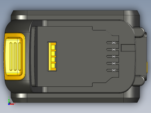 DeWalt 1.5AH 20V最大锂离子电池前视缩略图