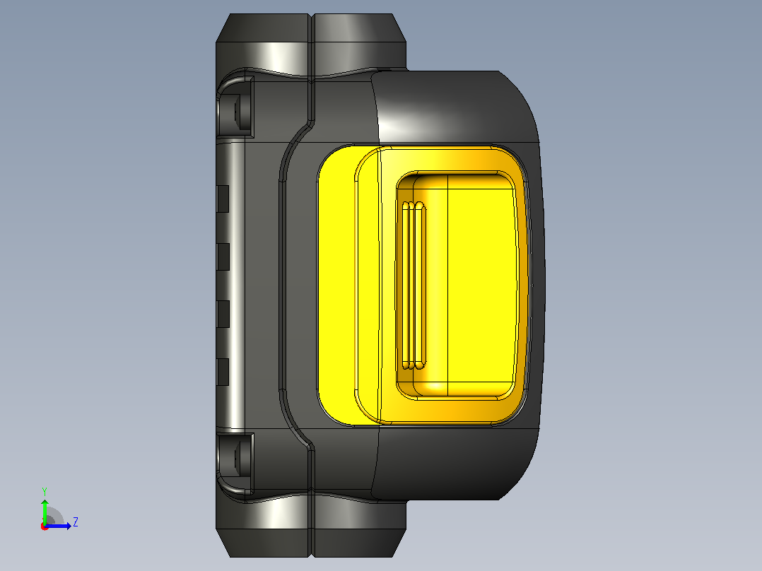 DeWalt 1.5AH 20V最大锂离子电池左视图