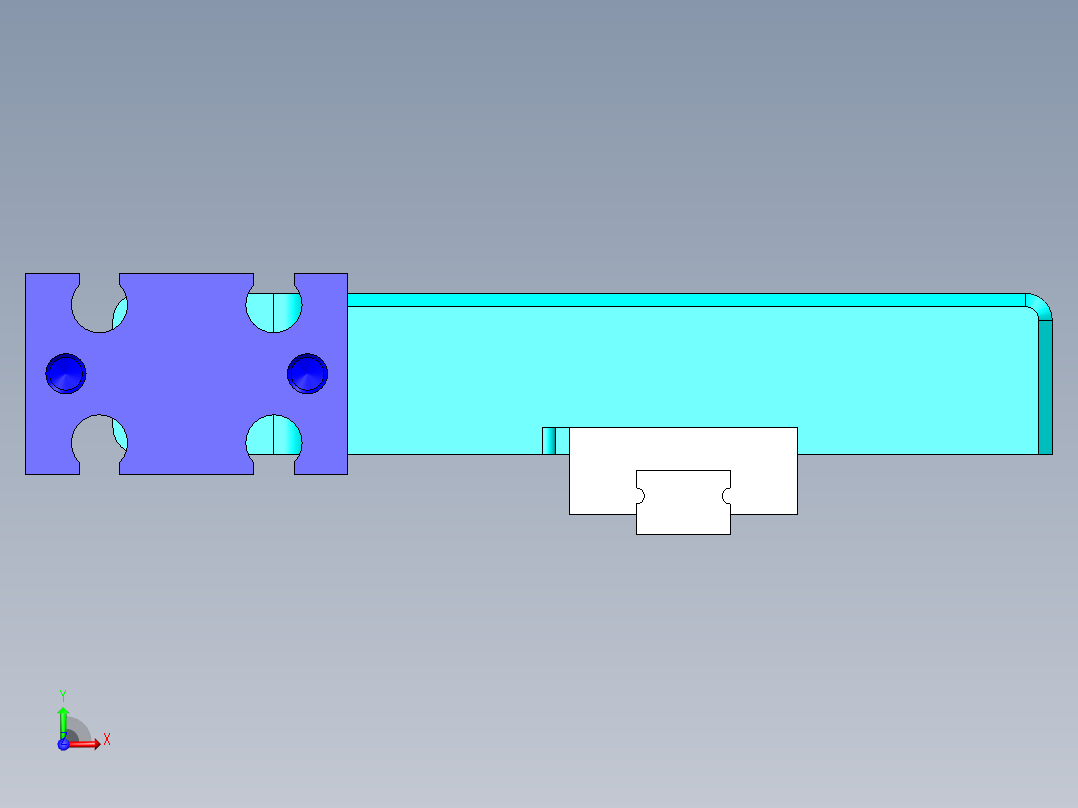 微型针测试治具前视图