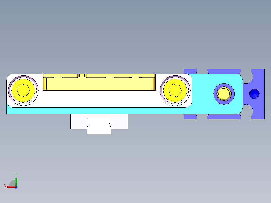 微型针测试治具后视图