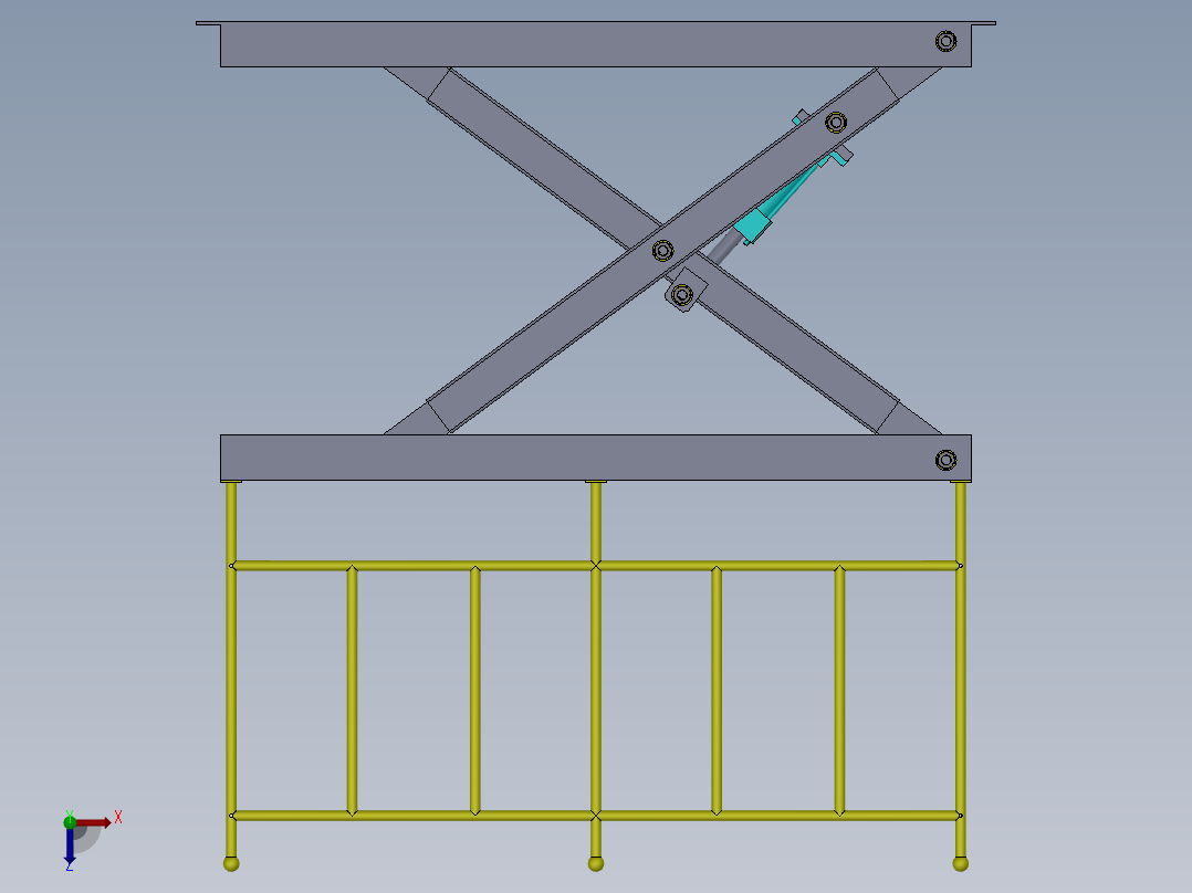 B3258-大型焊接变位机、焊接辅机俯视图