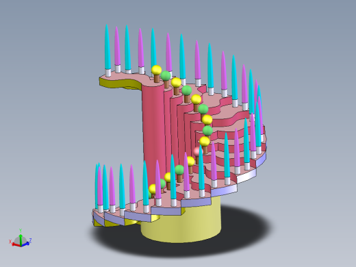 单一个线性阵列楼梯