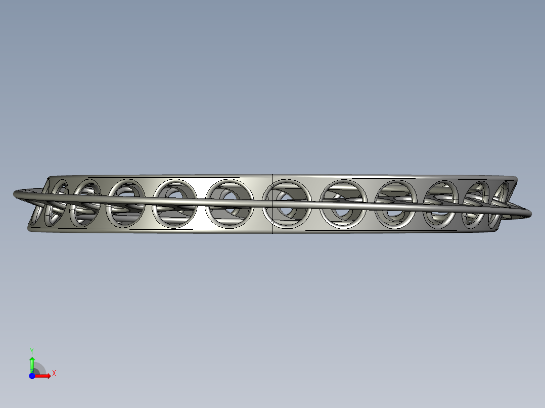 PROE 莫比乌斯环前视图