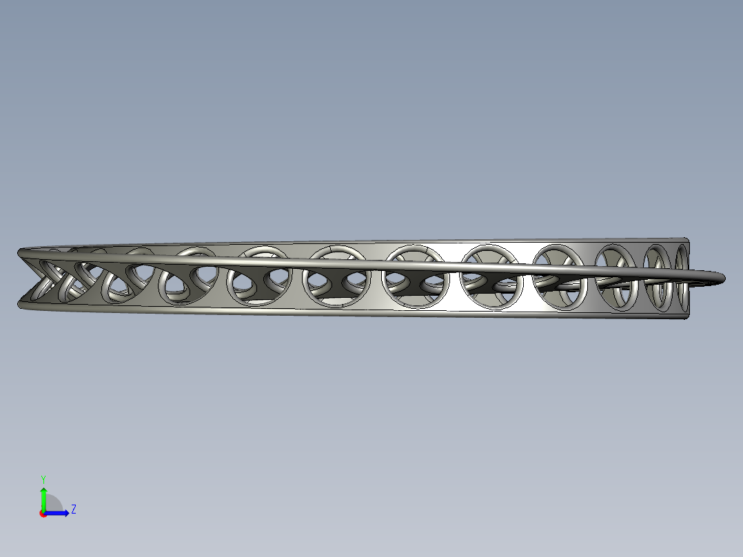 PROE 莫比乌斯环左视图