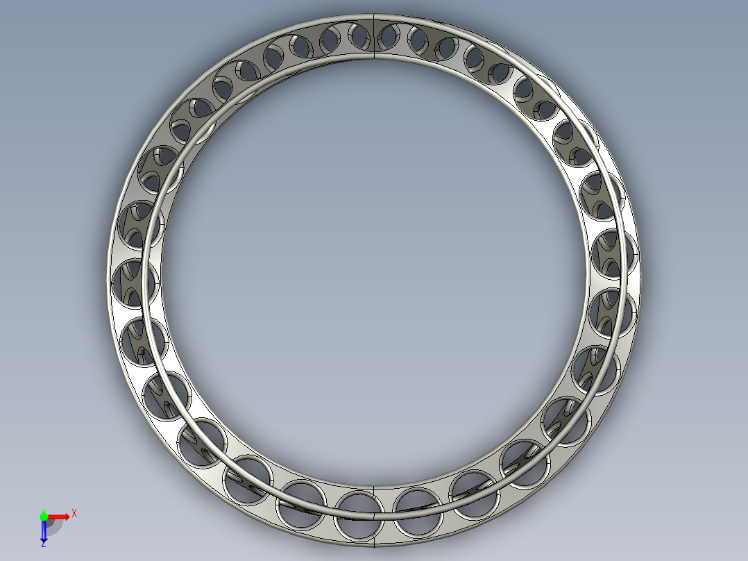 PROE 莫比乌斯环俯视图