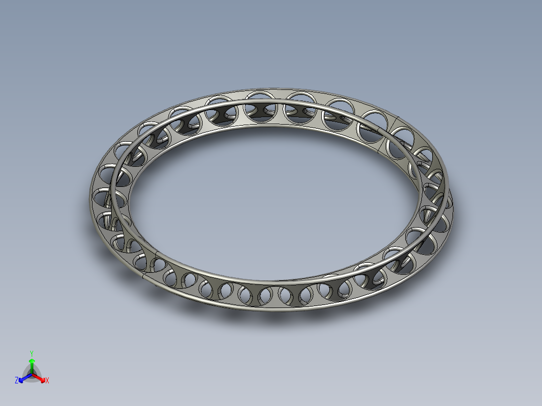 PROE 莫比乌斯环正等轴测图