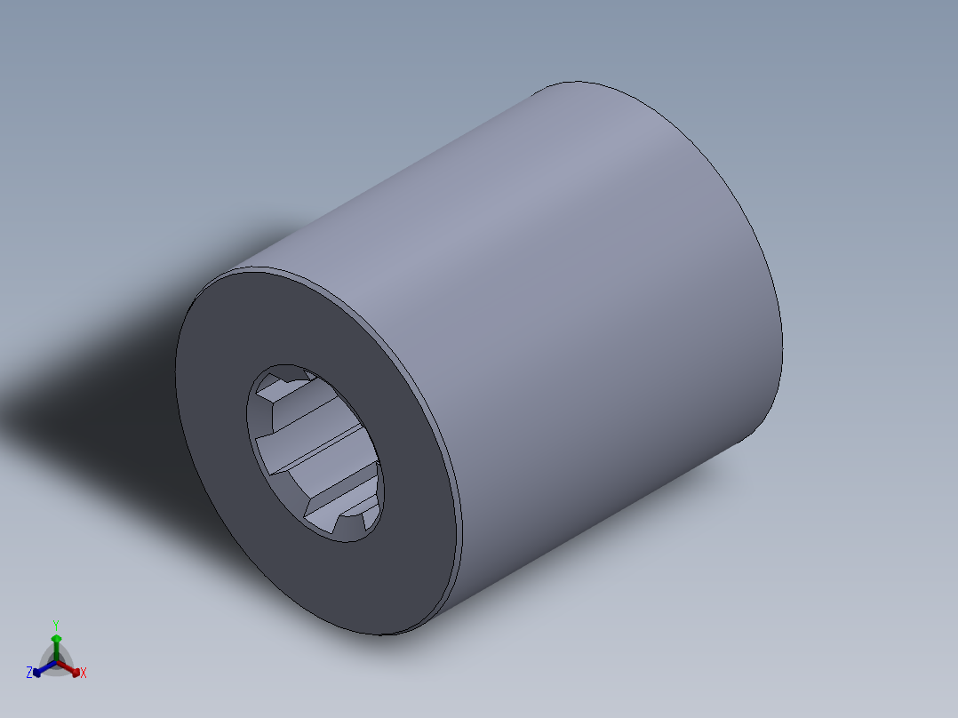 SPL 13x16x35x40 - 6.SLDPRT正等轴测图