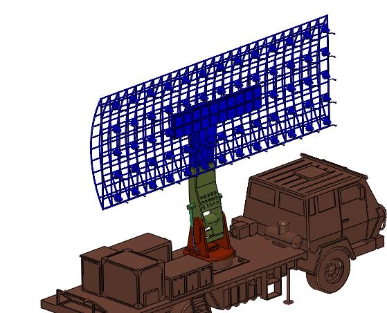 现代军用装备武器雷达战车