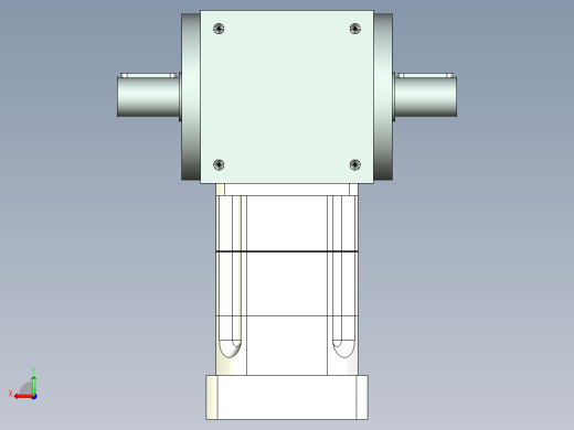 换向器PW140双轴 PGH115-L2 22-110-145-M8-8B.stp后视缩略图