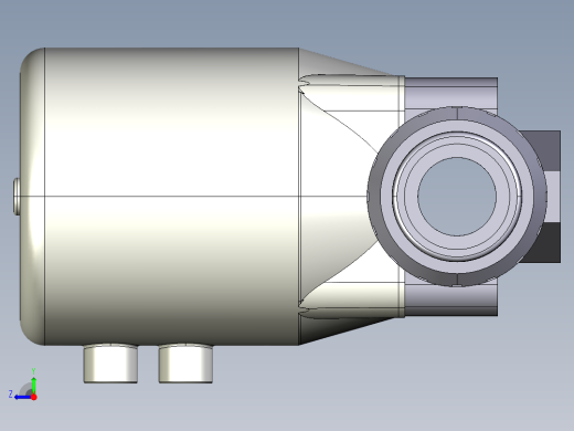 12DKPUAVCP DA 气动隔膜阀双作用与溶剂焊接女性联盟结束，ASTM PVC-U系列右视缩略图