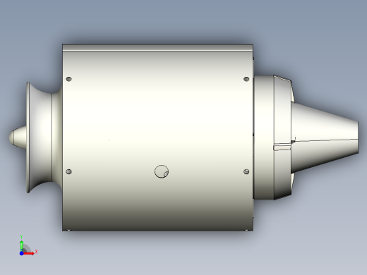 燃气涡轮喷气发动机 (MW54 TURBO-JET)---模型格式为 inventor前视缩略图
