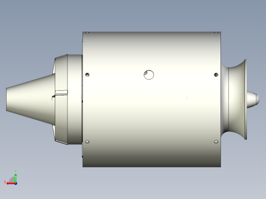 燃气涡轮喷气发动机 (MW54 TURBO-JET)---模型格式为 inventor后视缩略图
