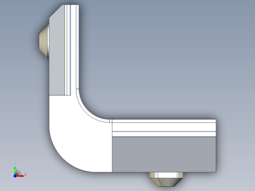 型材-BR 6-8 INNER BRACKET 3842535573前视缩略图
