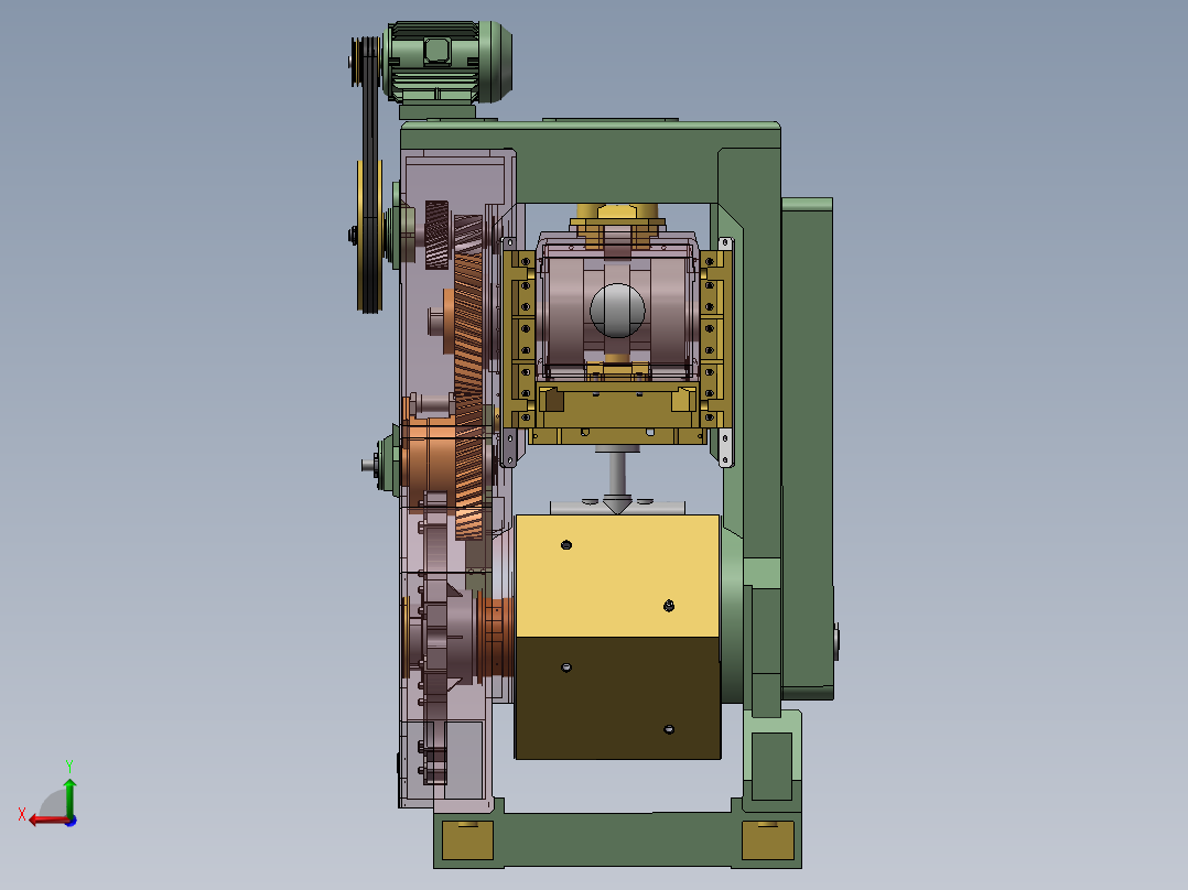 瓷砖制作机后视图