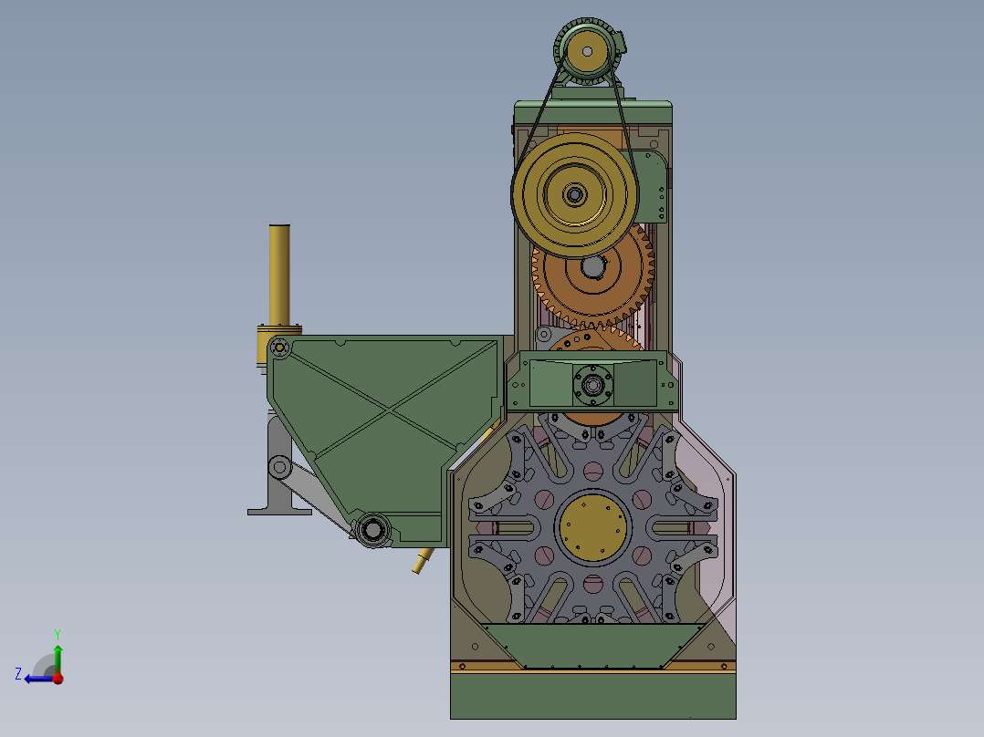 瓷砖制作机右视图