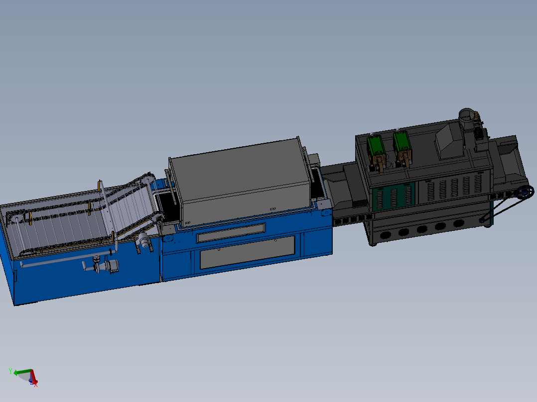 红枣清洗烘干机设计（含SW三维图+CAD图纸说明书）