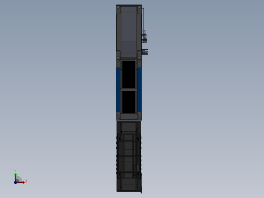 红枣清洗烘干机设计（含SW三维图+CAD图纸说明书）前视缩略图