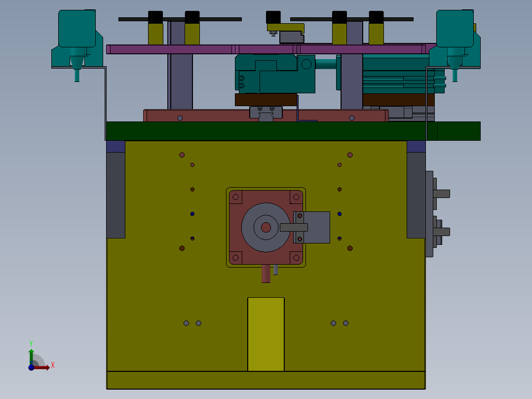 Glass清洁串接线sw18可编辑前视图