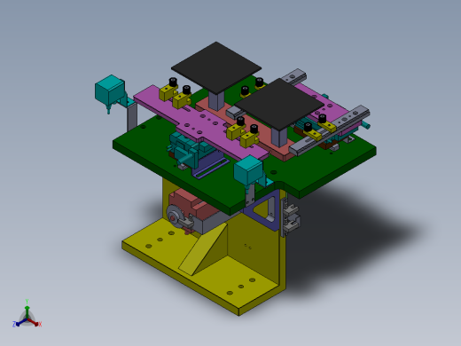 Glass清洁串接线sw18可编辑正等轴测缩略图