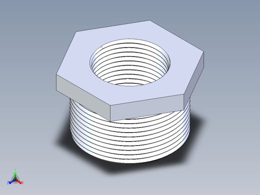 CPVC管件18-Sch80_ReducerBushing_MPTxFPT_9839-211_1.5in x 1in正等轴测缩略图