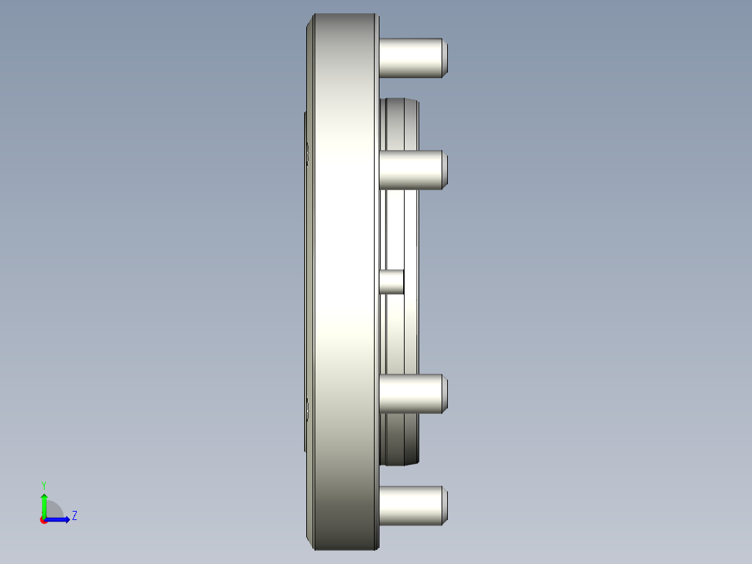 KOSMEKVSJ250-C多系列多零件图纸模型多系列多零件图纸模型左视图