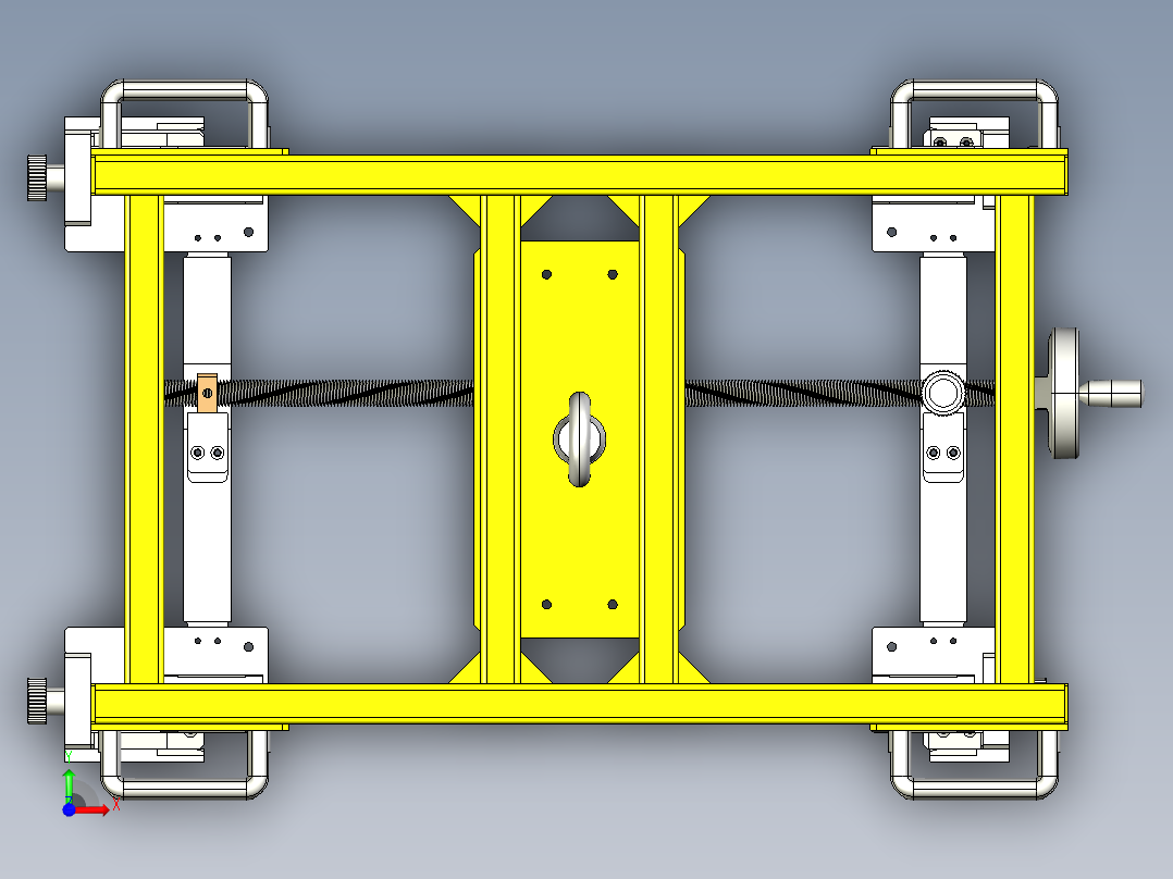 重载吊具&新能源电池Pack包专用吊具前视图