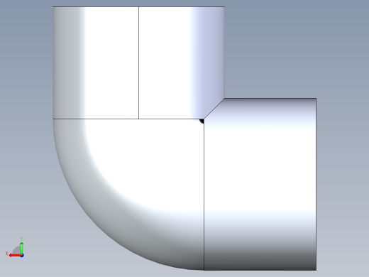 CPVC管件05-Sch80_90Elbow_SxS_9806-015 _1.5in后视缩略图
