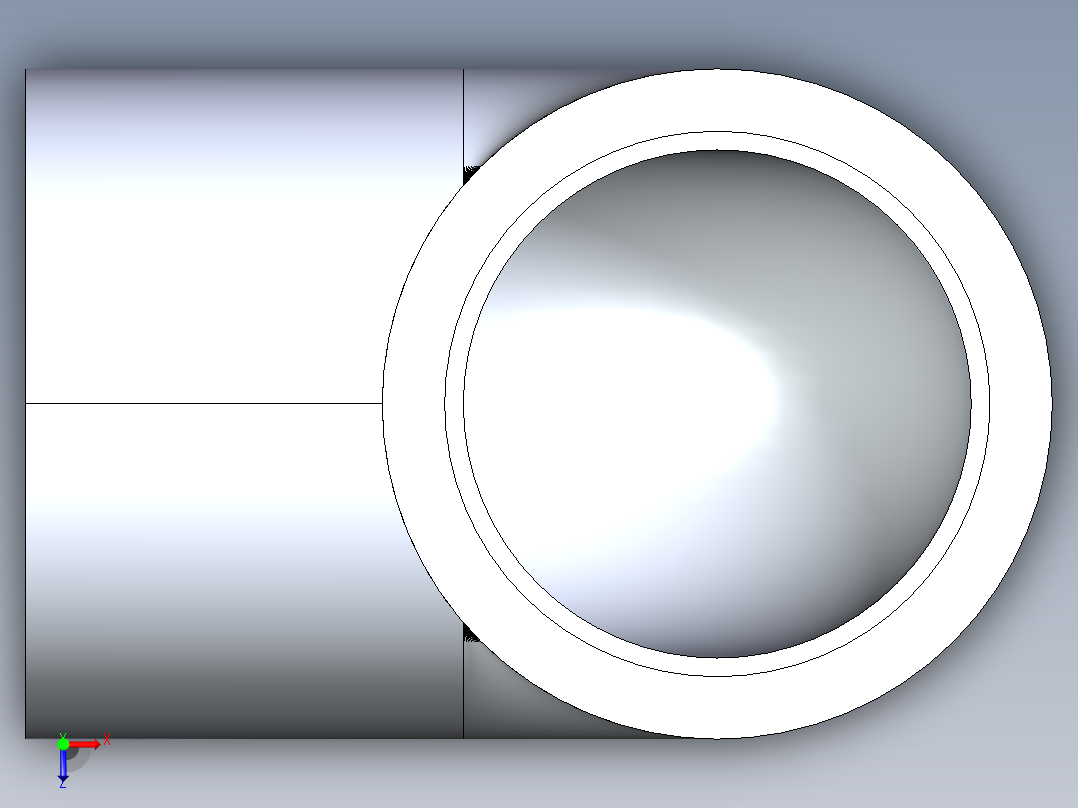 CPVC管件05-Sch80_90Elbow_SxS_9806-015 _1.5in俯视图