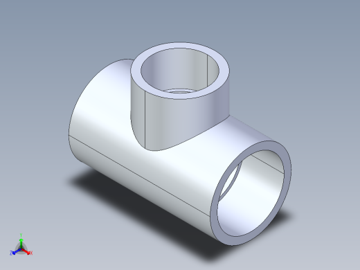 聚氯乙烯配件02-Sch80_ReducingTee_SxSxS_801-292_2.5in x 2in