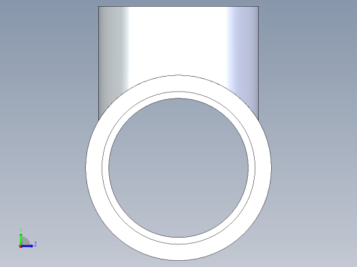 聚氯乙烯配件02-Sch80_ReducingTee_SxSxS_801-292_2.5in x 2in左视缩略图