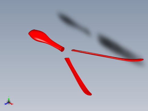 室内无声螺旋桨无人机