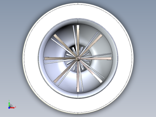 燃气轮机79---模型格式为 igs前视缩略图