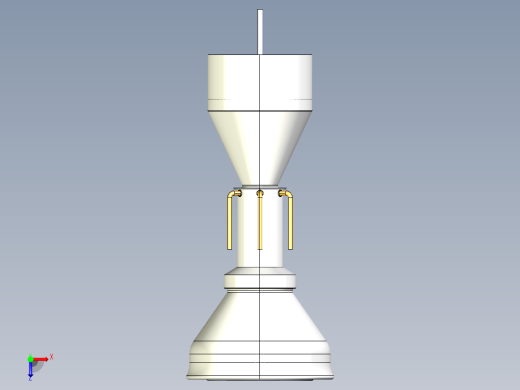 燃气轮机79---模型格式为 igs俯视缩略图